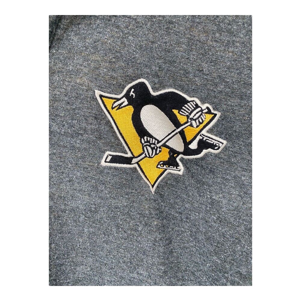 Mitchell & Ness Mens Gray NHL Pittsburg Penguins Hoodie Size L‎ Large - Picture 4 of 8